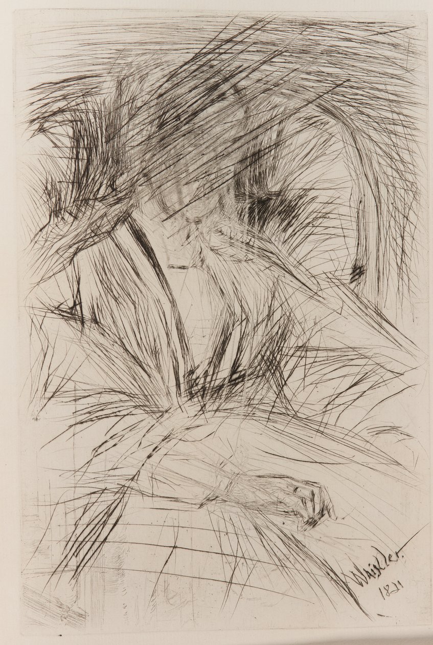Dam i en fåtölj av James Abbott McNeill Whistler