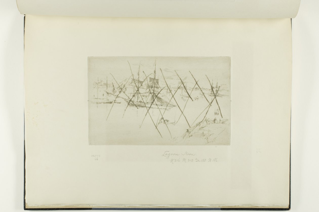 Lagunen - middagstid av James McNeill Whistler