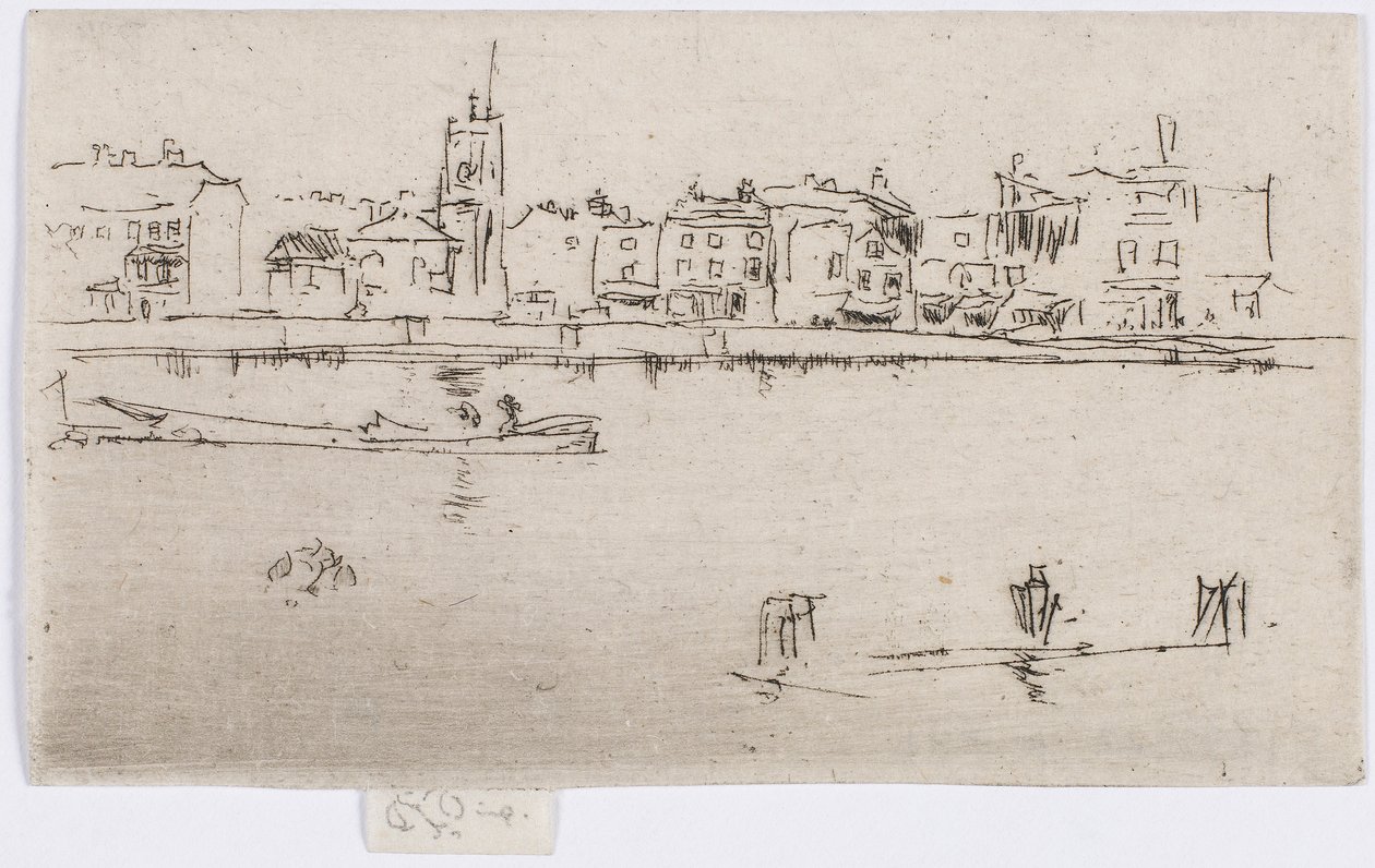 Little Chelsea (Memorial) av James Abbott McNeill Whistler