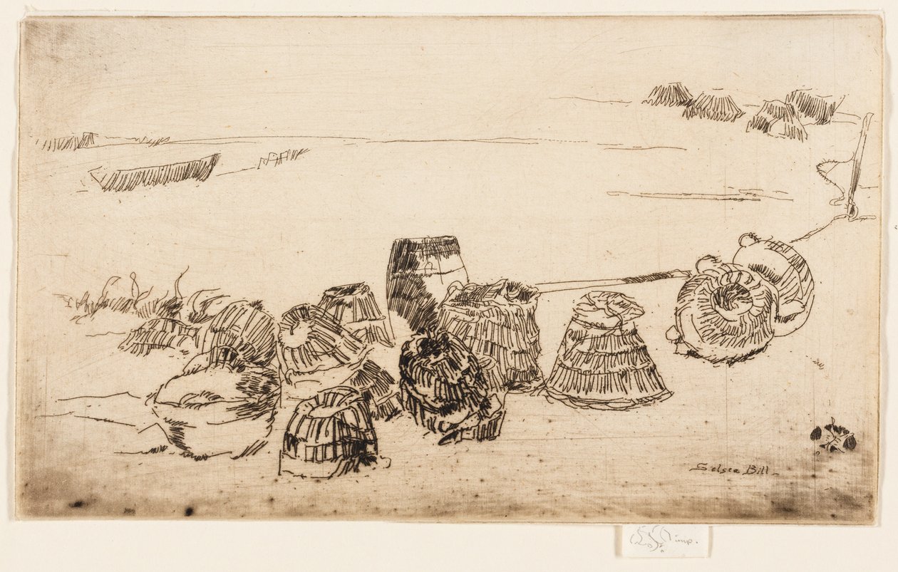 Hummerkrukor - Selsea Bill av James Abbott McNeill Whistler