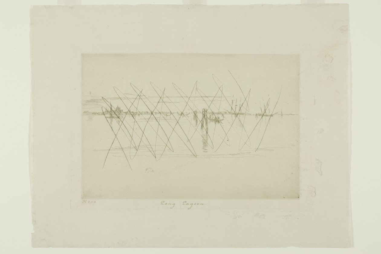Lång lagun av James Abbott McNeill Whistler