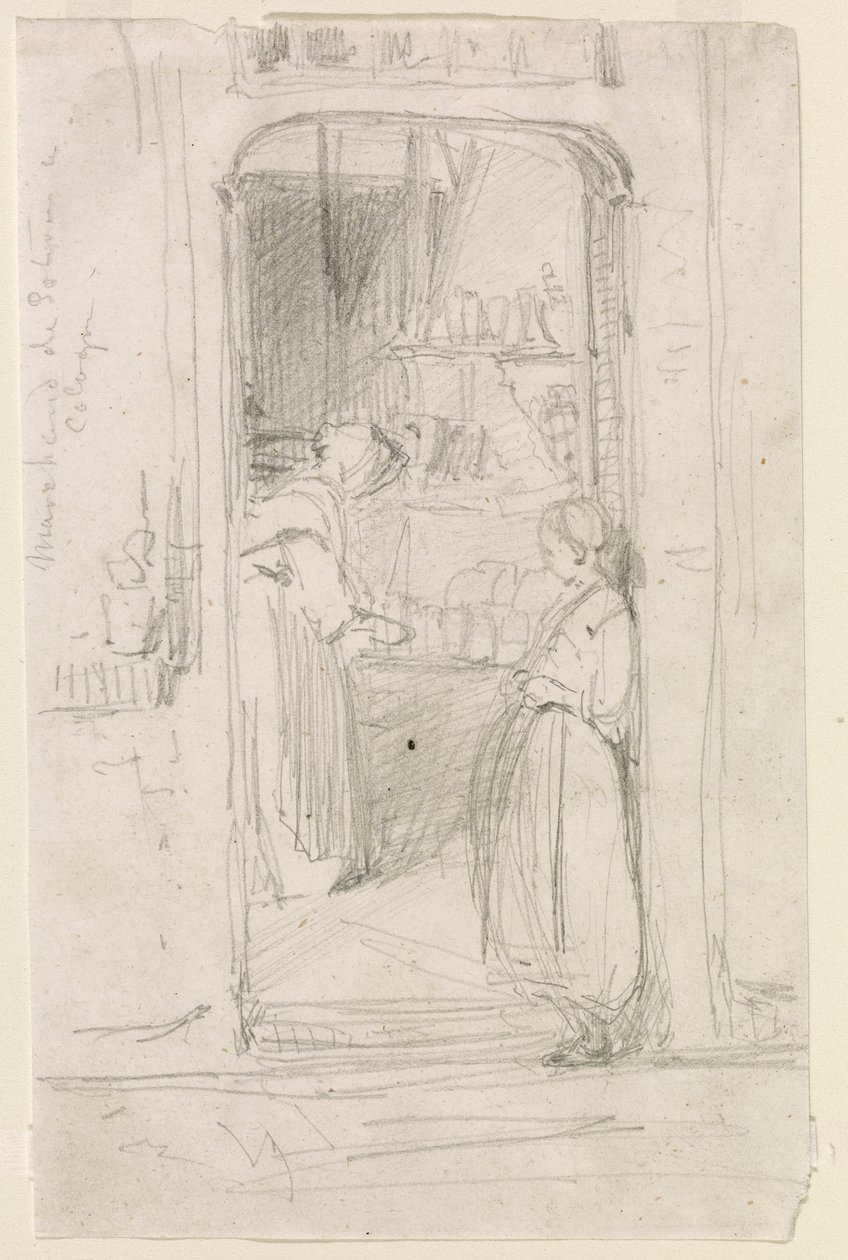 Pumpahandlare i Köln av James Abbott McNeill Whistler