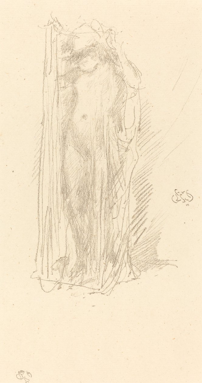 Modell Drapering av James Abbott McNeill Whistler