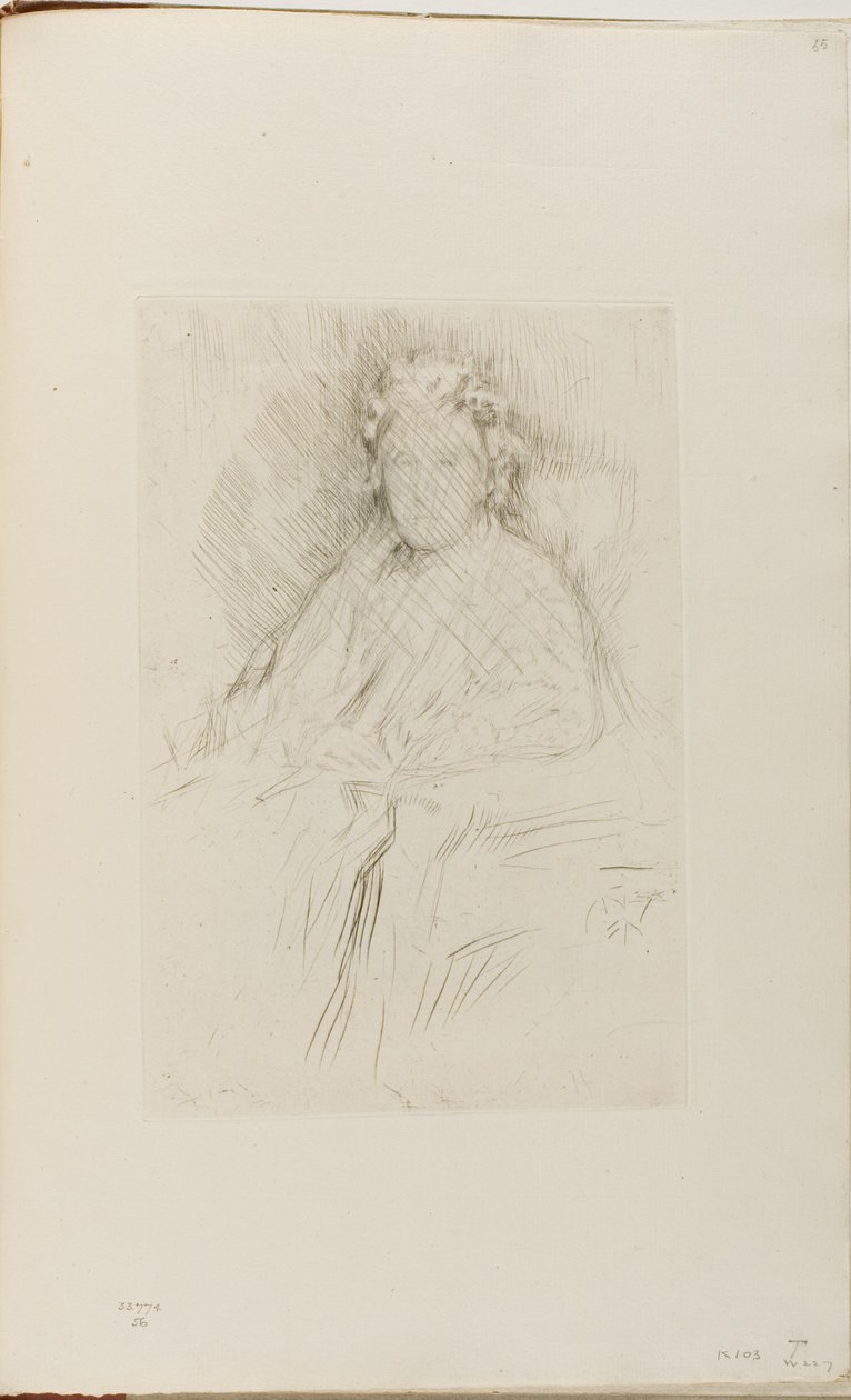 Mrs Leyland, Sr. av James Abbott McNeill Whistler