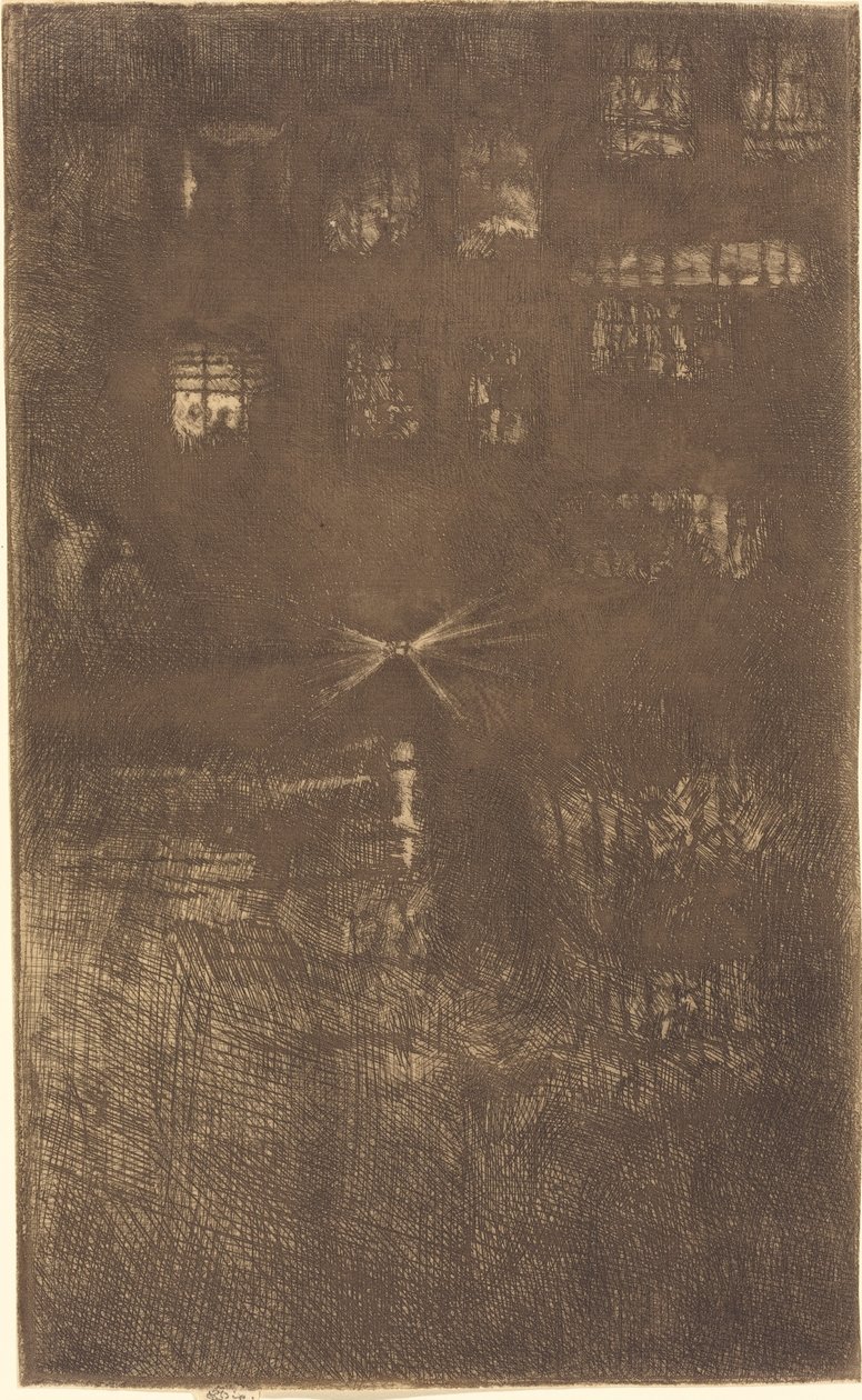 Nocturne: Danshuset av James Abbott McNeill Whistler