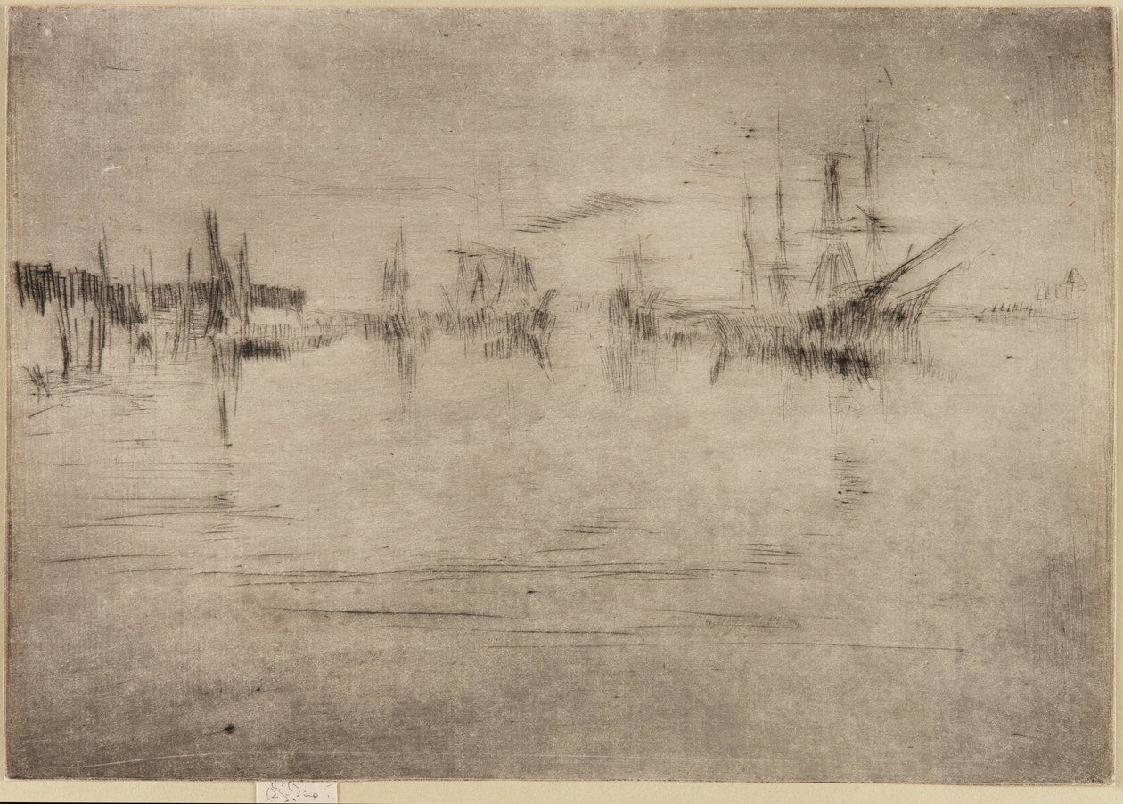 Nocturne Shipping av James Abbott McNeill Whistler