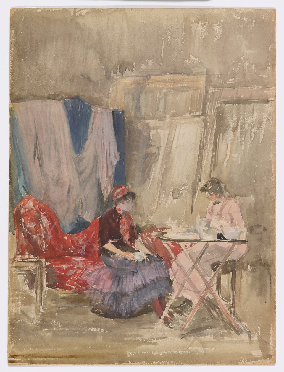 Note i rosa och lila – Studion av James Abbott McNeill Whistler