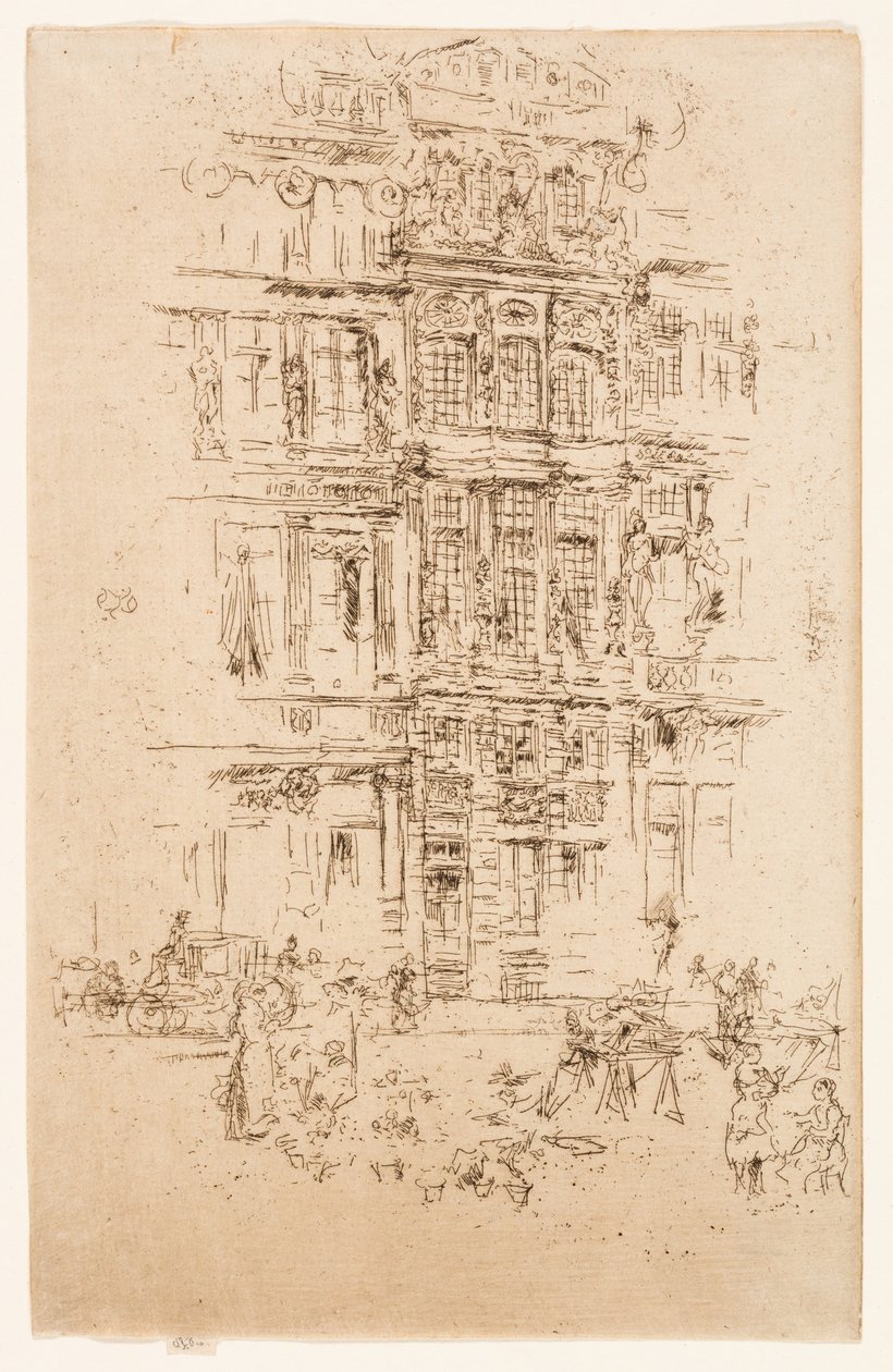 Slott, Bryssel av James Abbott McNeill Whistler