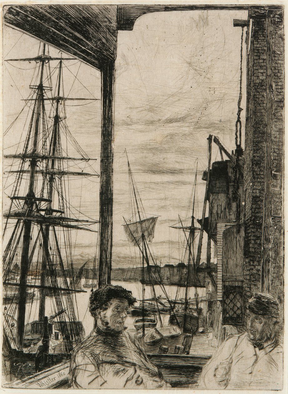 Rotherhithe av James Abbott McNeill Whistler