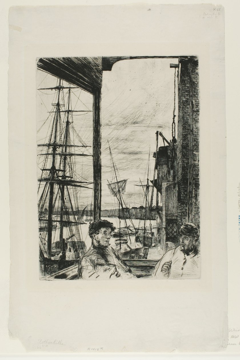 Rotherhithe av James Abbott McNeill Whistler
