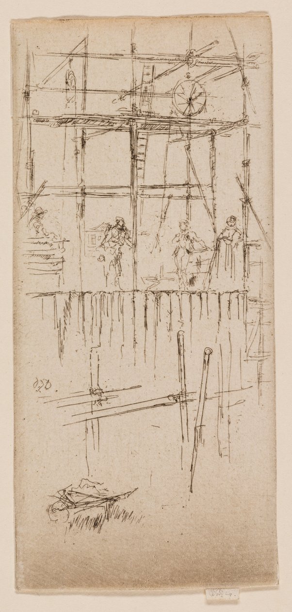 Savoy Ställningar av James Abbott McNeill Whistler