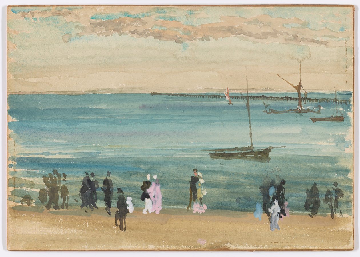 Southend Pier av James Abbott McNeill Whistler