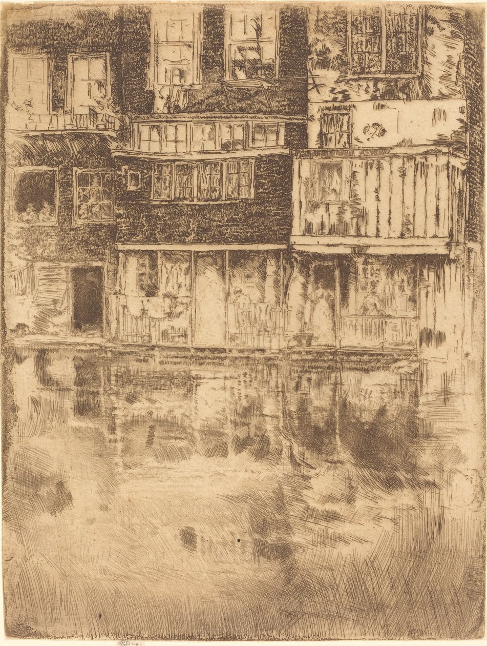 Square House, Amsterdam av James Abbott McNeill Whistler