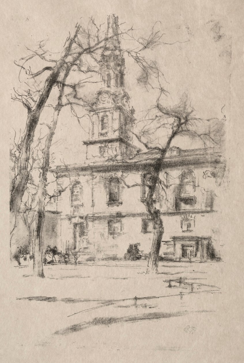 St. Giles-in-the-Fields av James McNeill Whistler