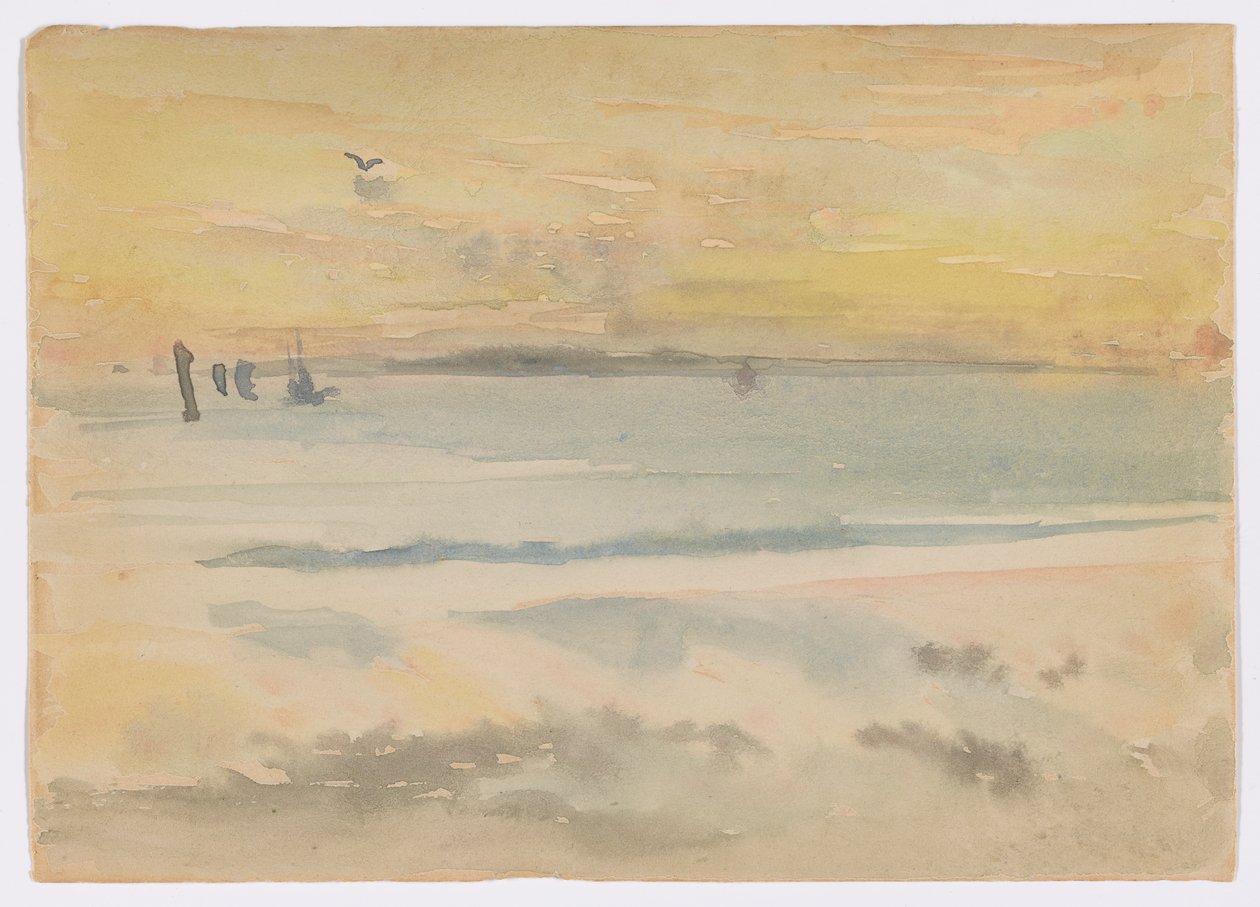 St. Ives: Solnedgång av James Abbott McNeill Whistler