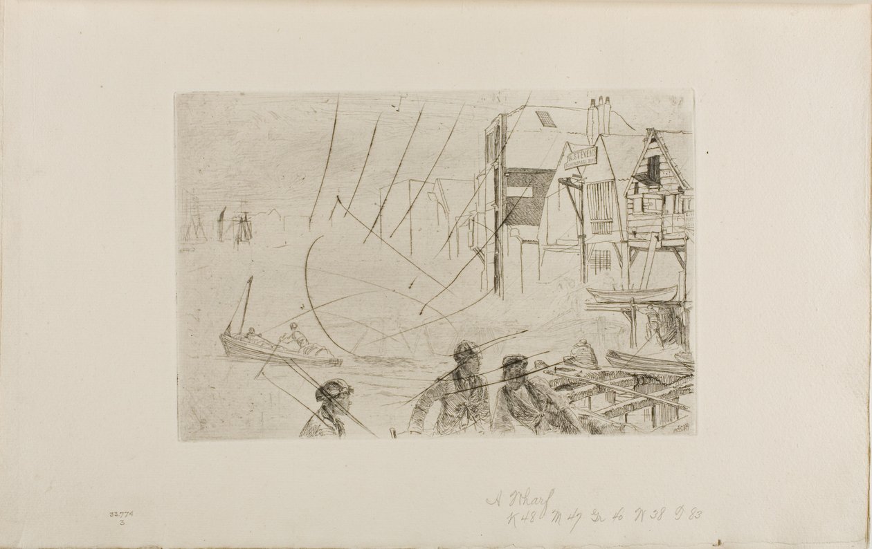 Stevens båtvarv av James McNeill Whistler