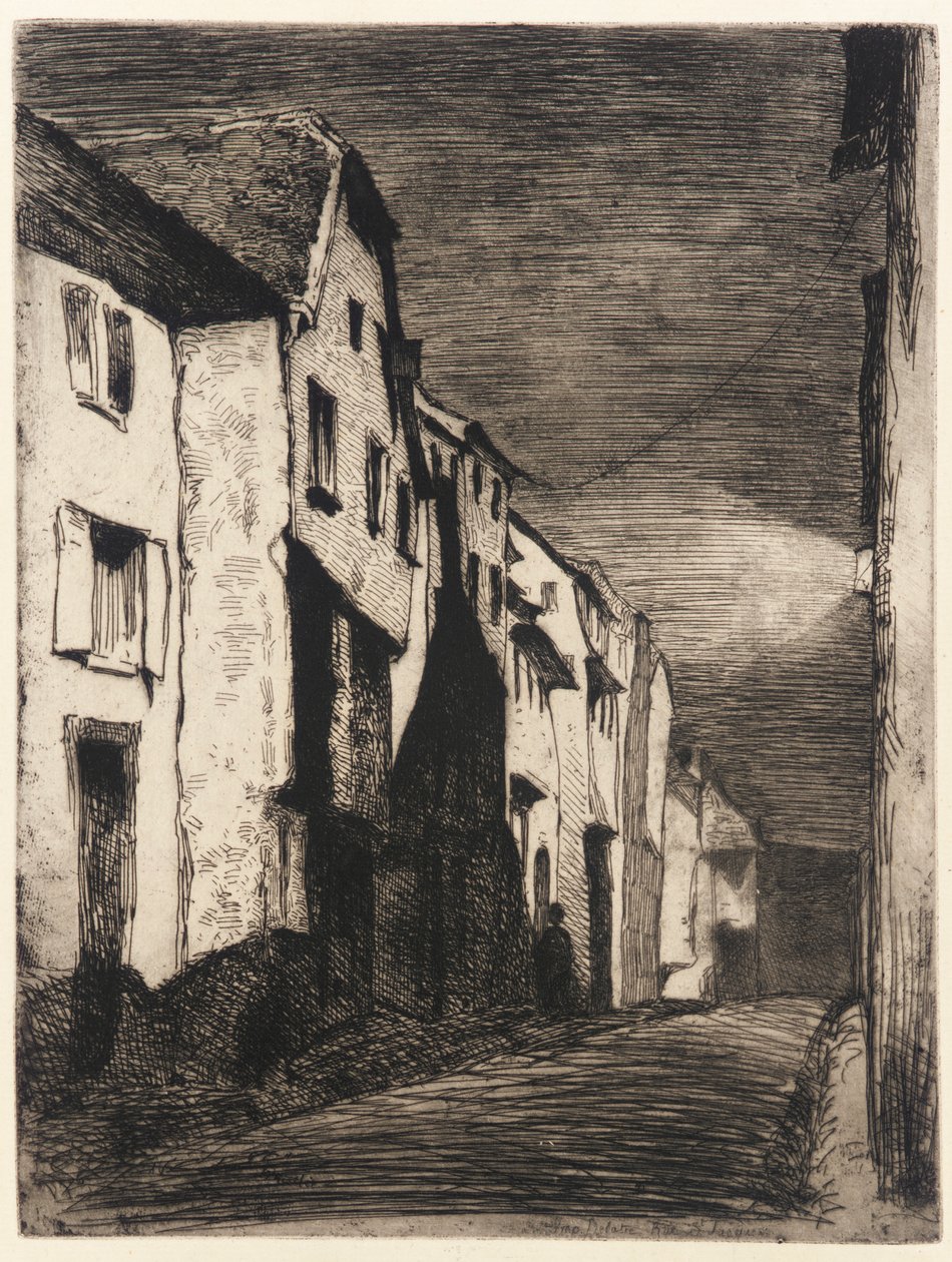 Gatan vid Saverne av James Abbott McNeill Whistler