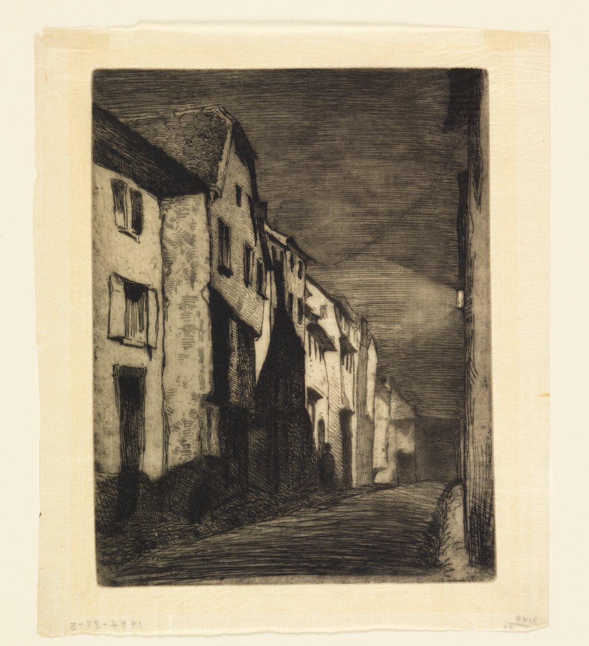 Gata i Saverne av James Abbott McNeill Whistler