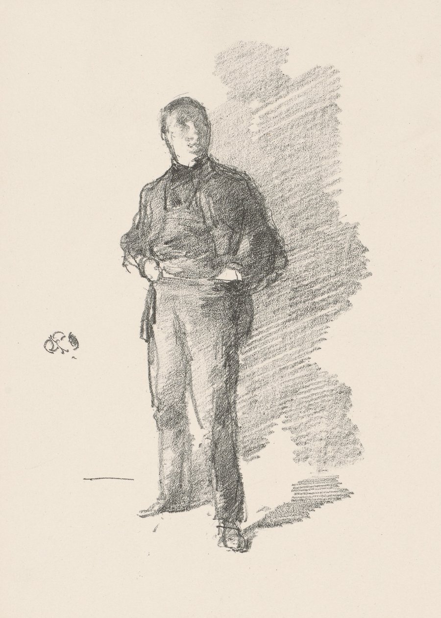 Studie nr 1: Mr. Thomas Way av James Abbott McNeill Whistler