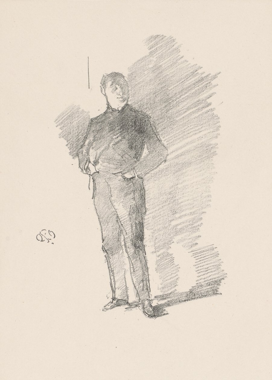Studie nr 2: Mr. Thomas Way av James Abbott McNeill Whistler
