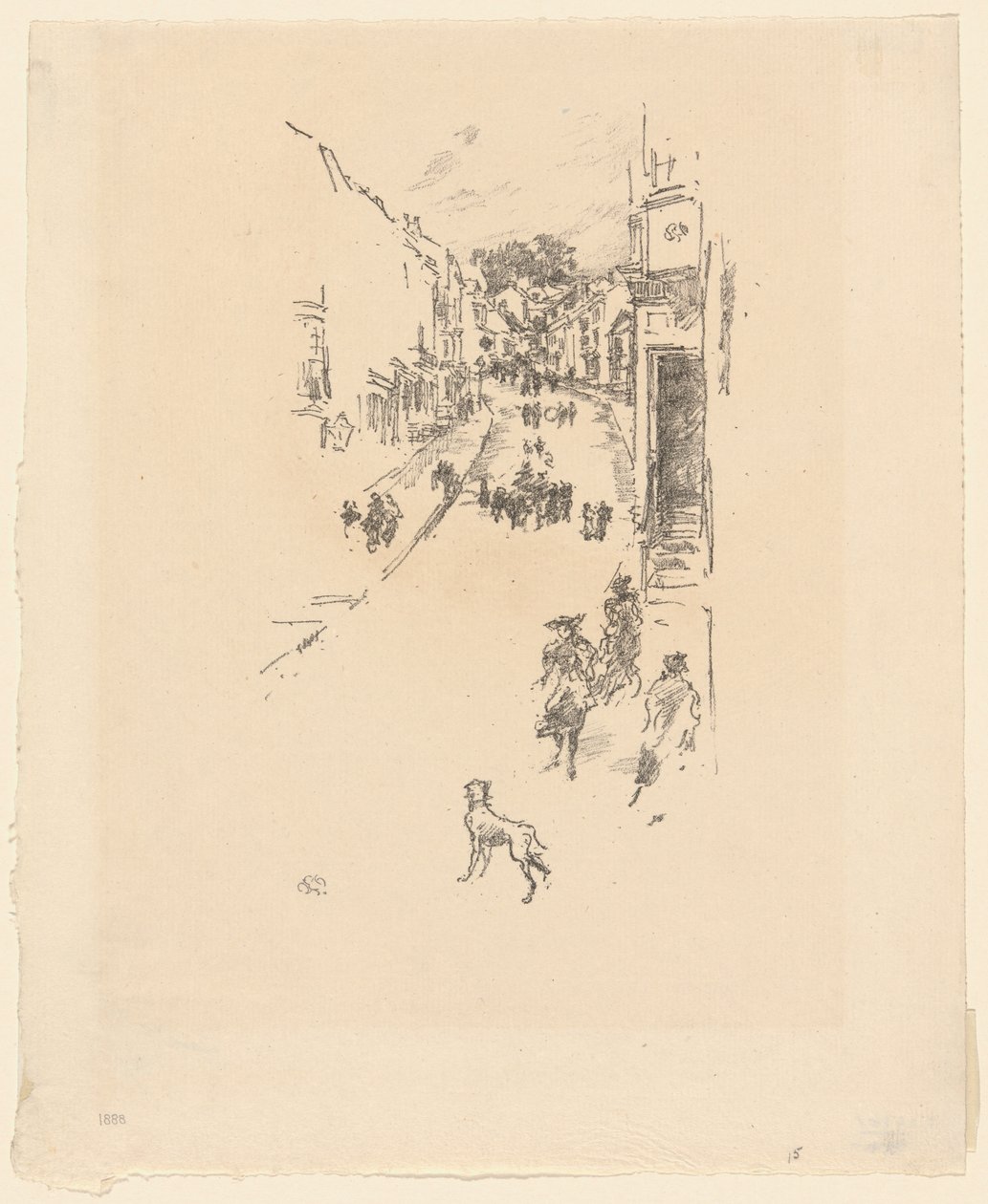 Söndag, Lyme Regis av James Abbott McNeill Whistler