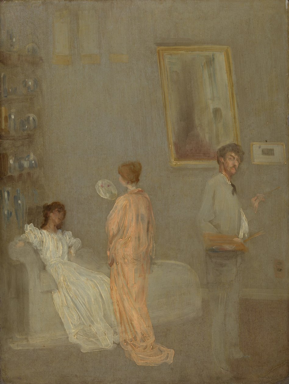 Konstnären i sin ateljé av James McNeill Whistler