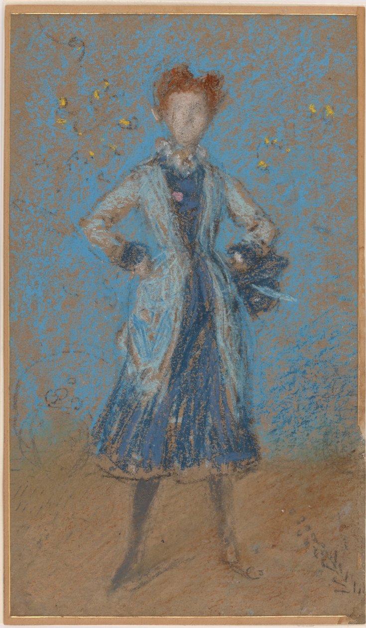 Den blå flickan av James Abbott McNeill Whistler