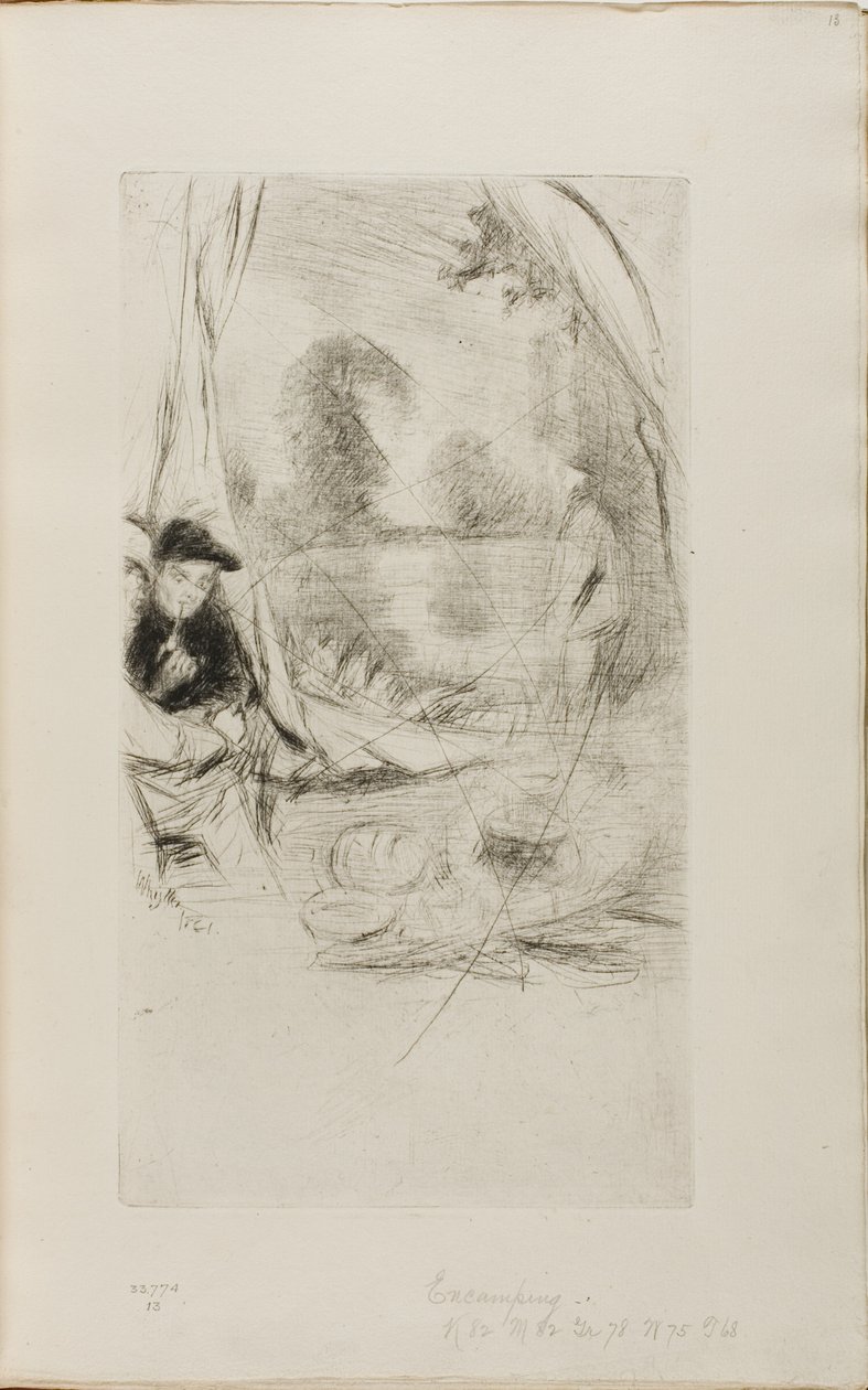 Lägret av James Abbott McNeill Whistler