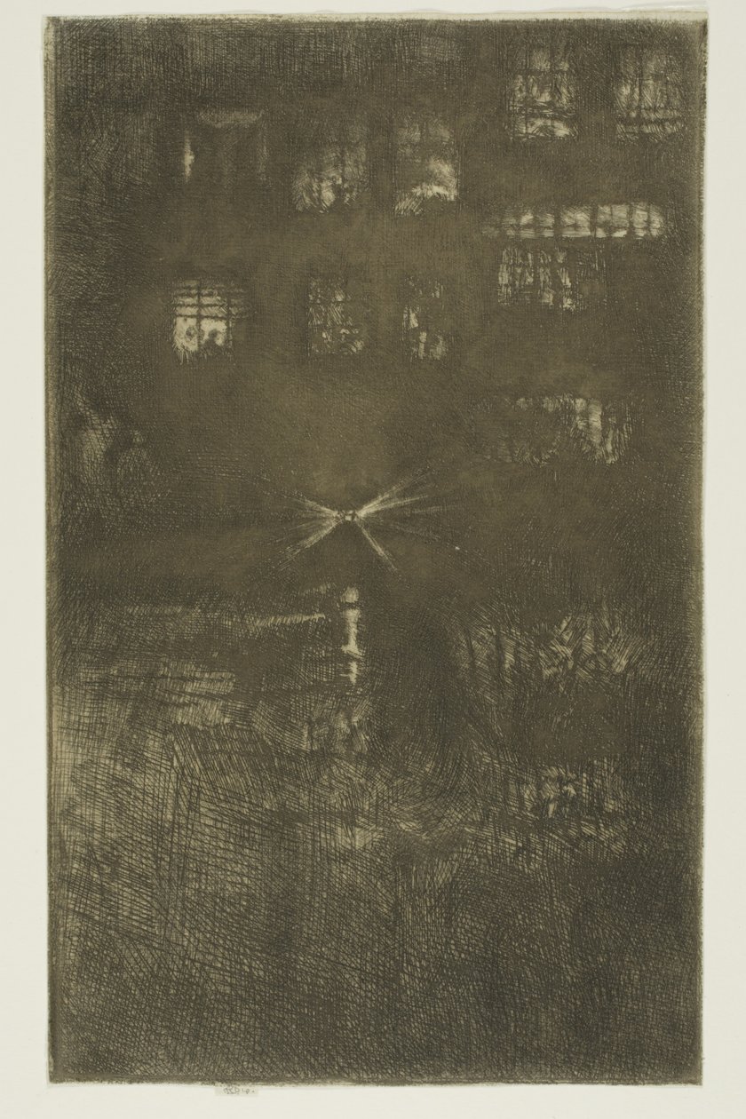 Danshuset: Nocturne av James Abbott McNeill Whistler