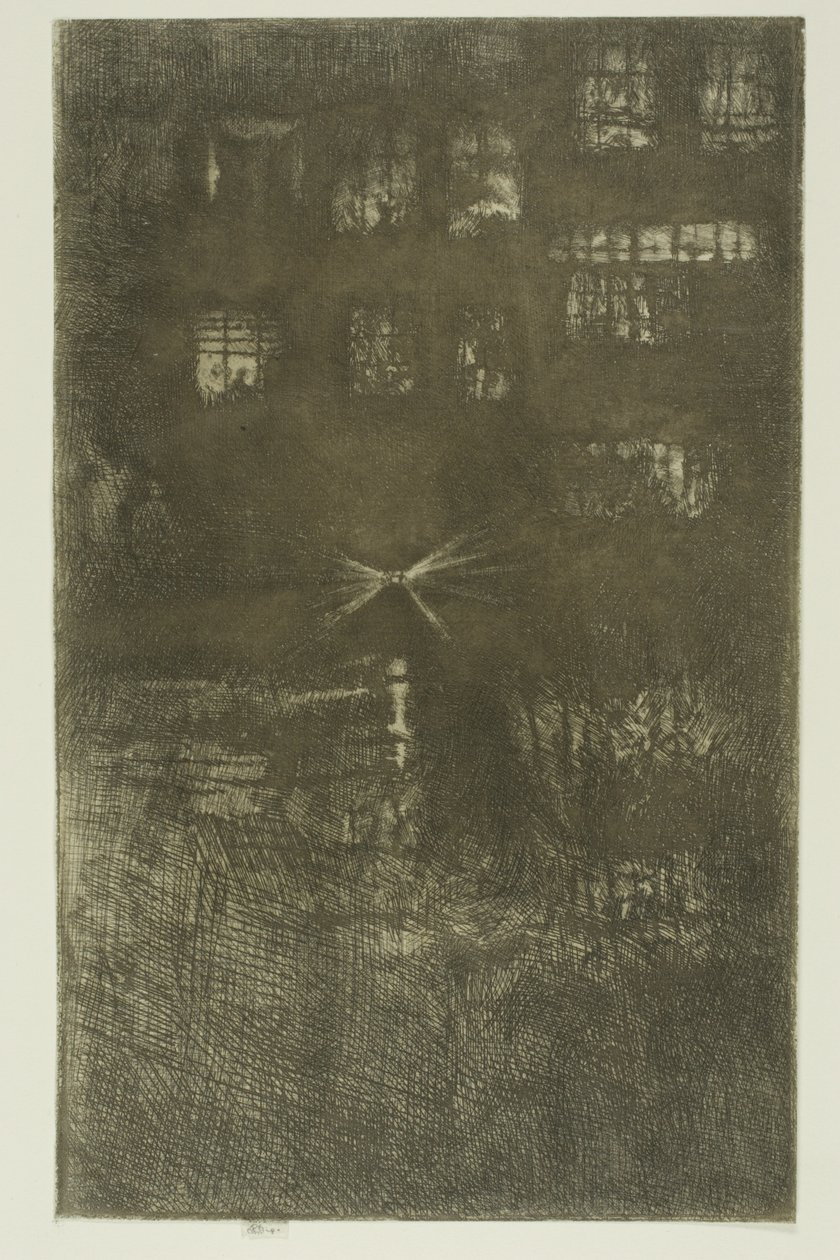 Danshuset: Nocturne av James Abbott McNeill Whistler