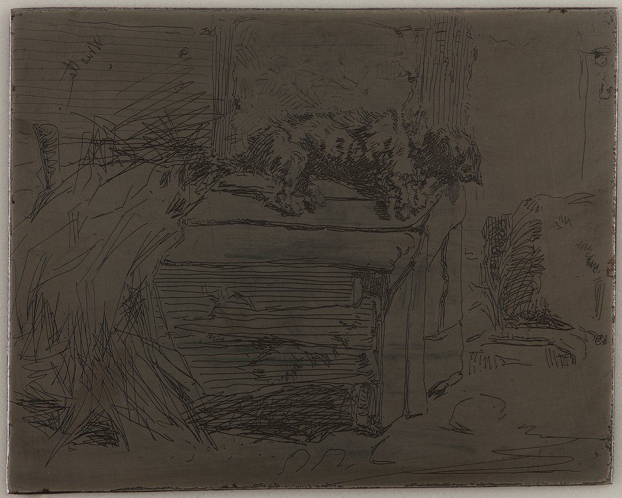 Hunden på kenneln av James Abbott McNeill Whistler