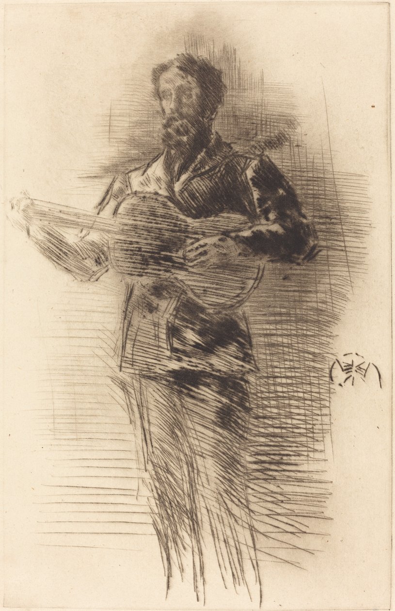 Gitarrspelaren av James Abbott McNeill Whistler