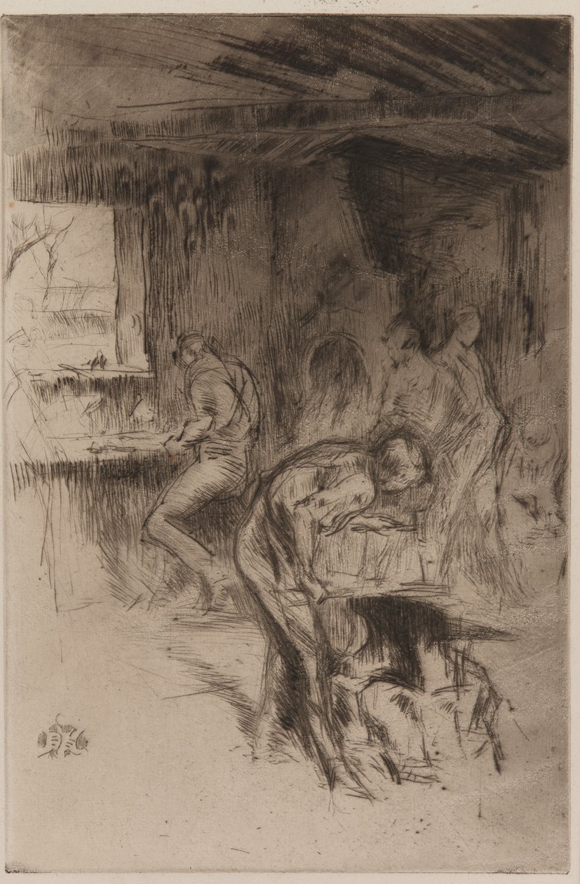 The Little Forge, Liverpool av James Abbott McNeill Whistler