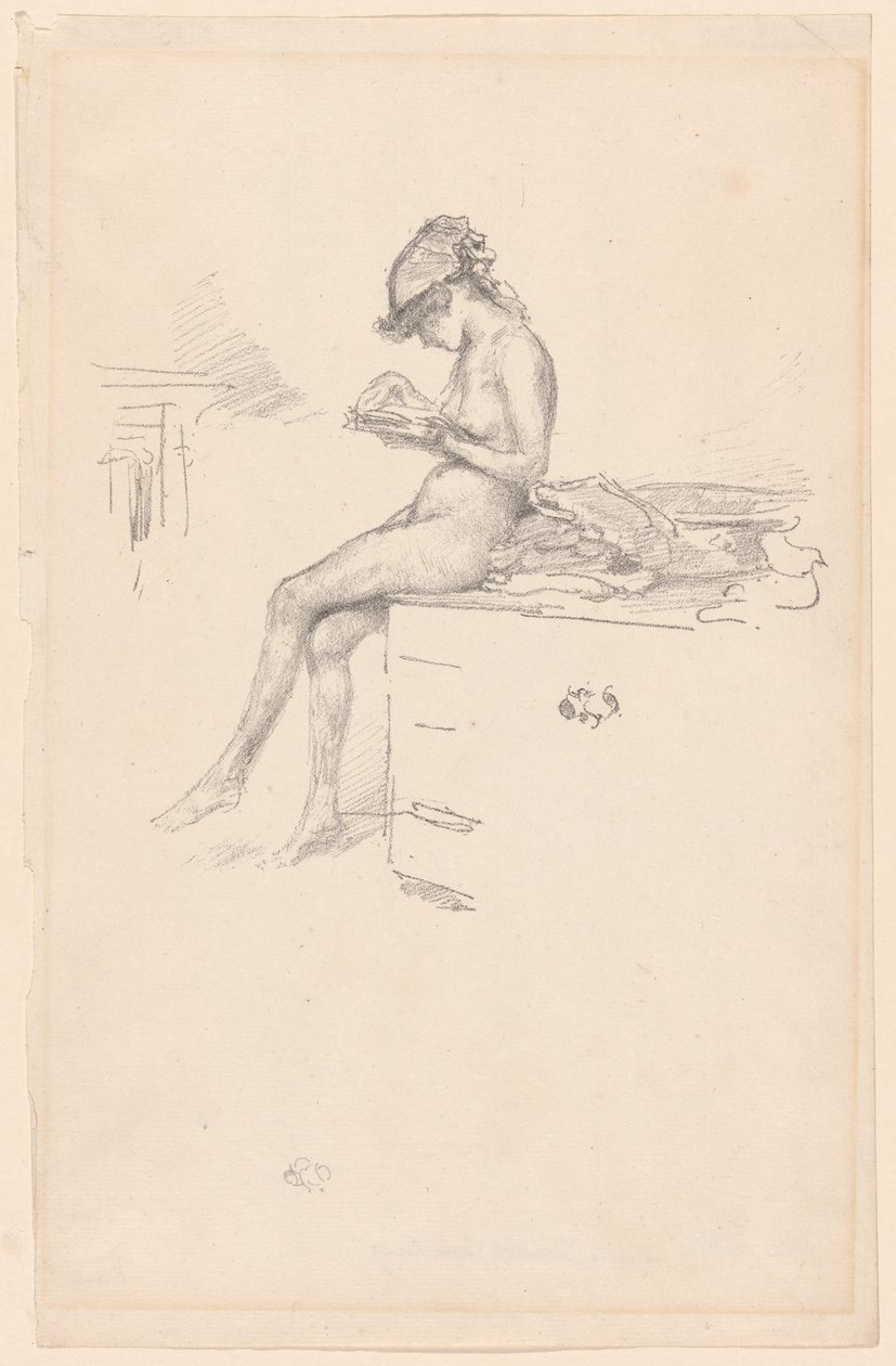 Den lilla nakenmodellen, Reading av James Abbott McNeill Whistler