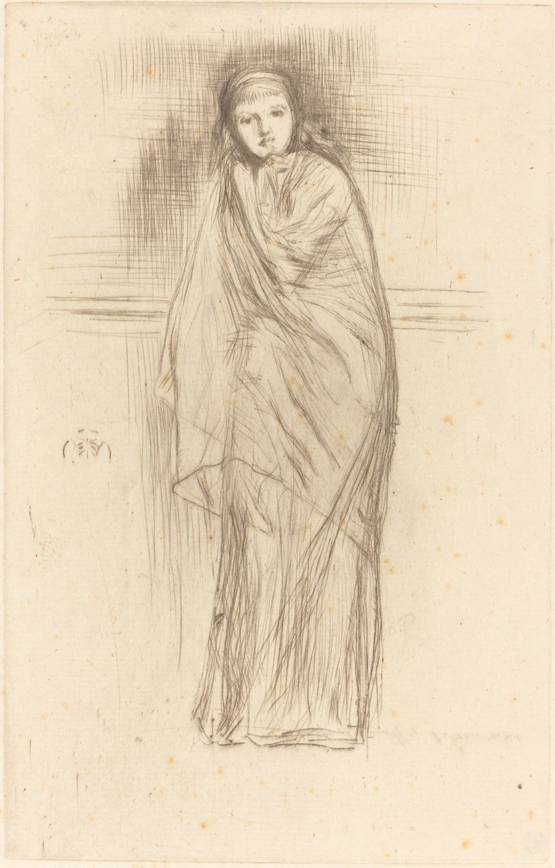 Modellen vilar av James Abbott McNeill Whistler