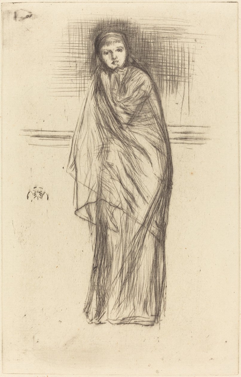 Modellen vilar av James Abbott McNeill Whistler