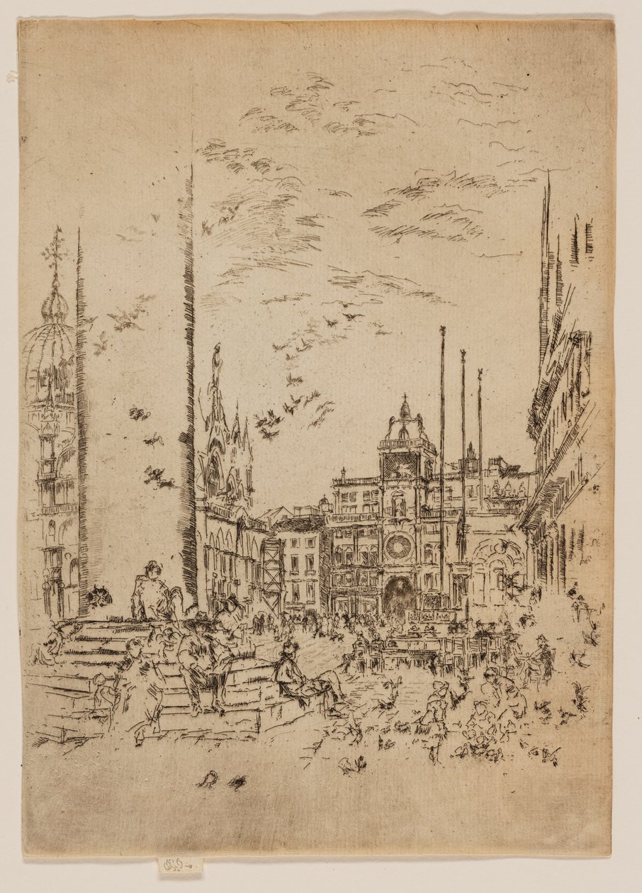 Piazzetta av James Abbott McNeill Whistler