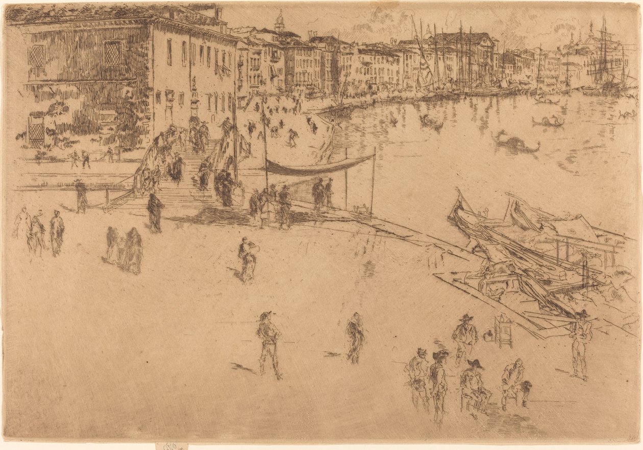 The Riva, No.II av James Abbott McNeill Whistler
