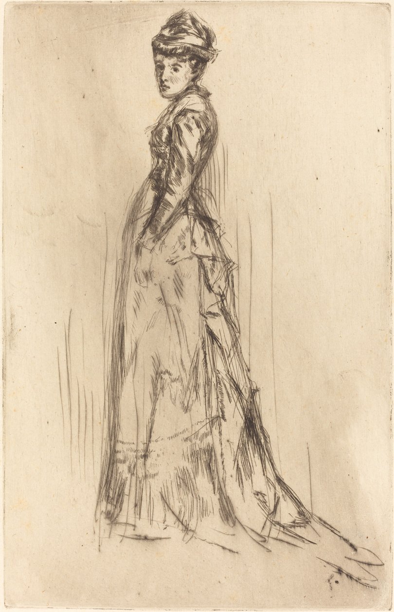 Sidenklänningen av James Abbott McNeill Whistler