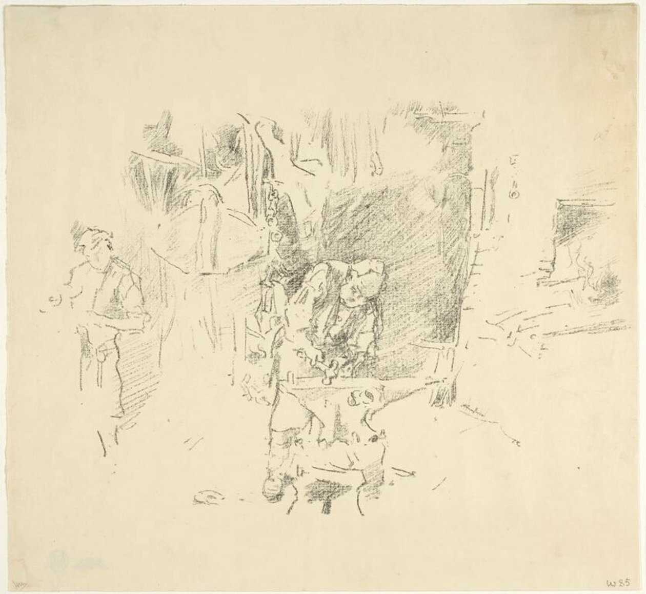 Den soliga smedjan av James McNeill Whistler