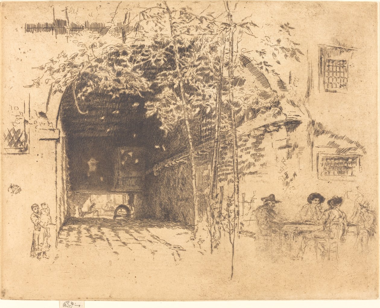 Färjan, No.II av James Abbott McNeill Whistler