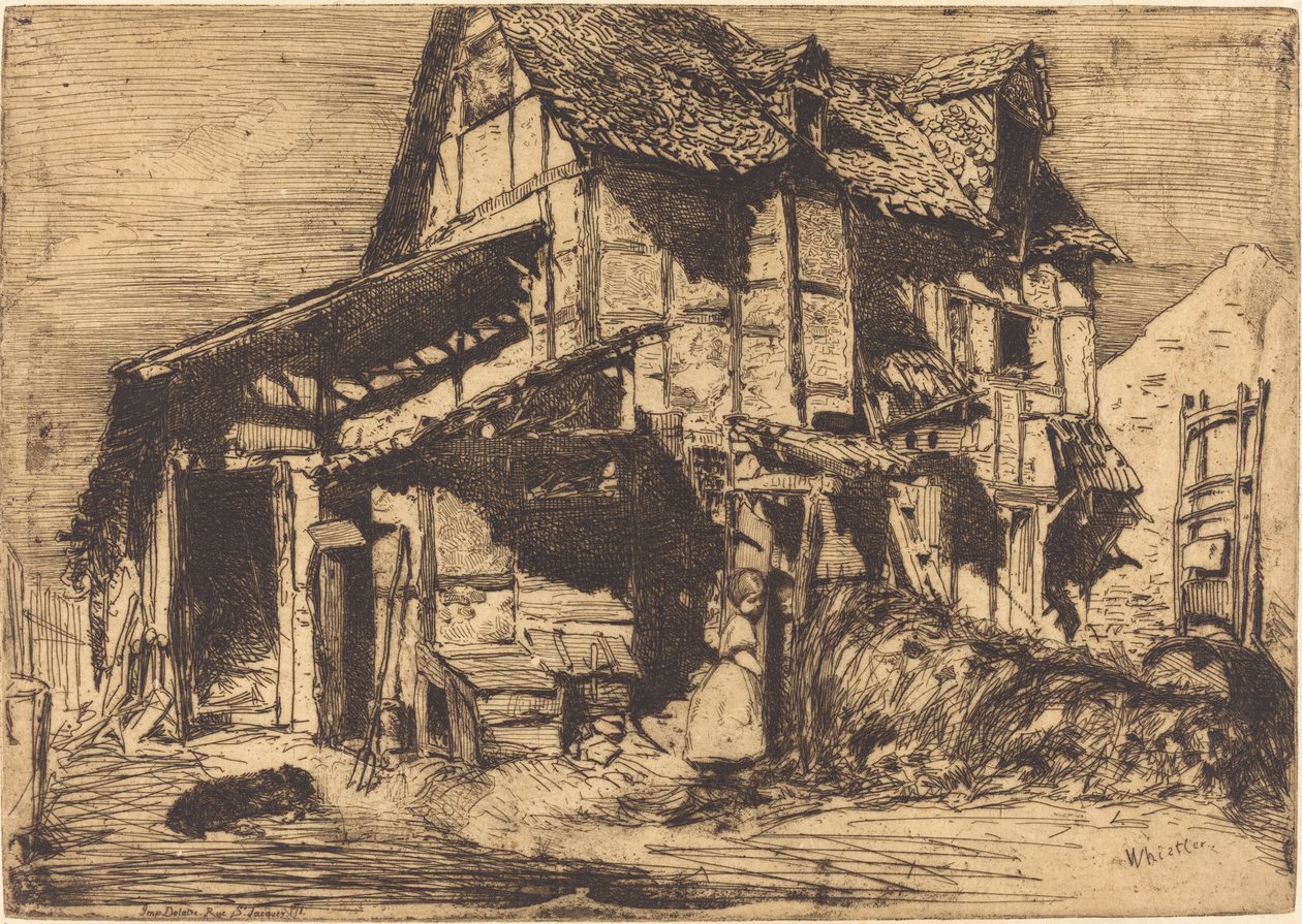 Den osäkra hyresgården av James Abbott McNeill Whistler