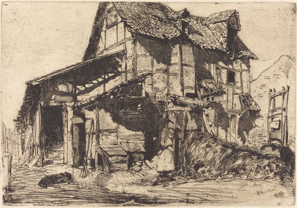 Den osäkra hyresgården av James Abbott McNeill Whistler
