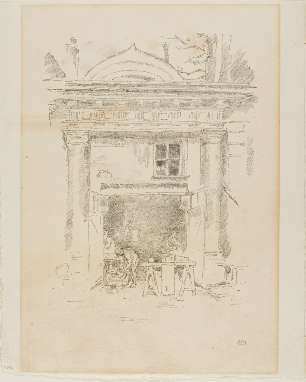 Vitsmederna, Impasse des Carmélites av James Abbott McNeill Whistler