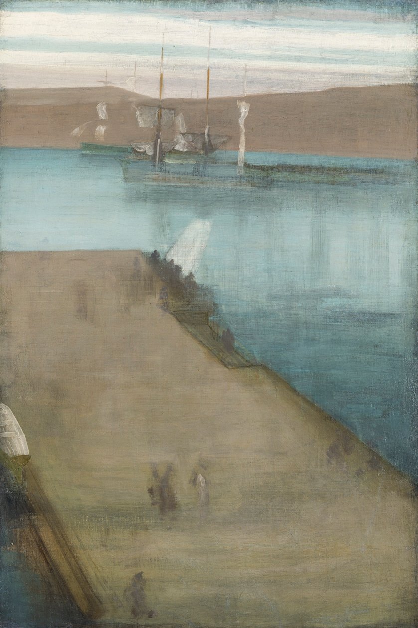 Valparaisos hamn av James McNeill Whistler