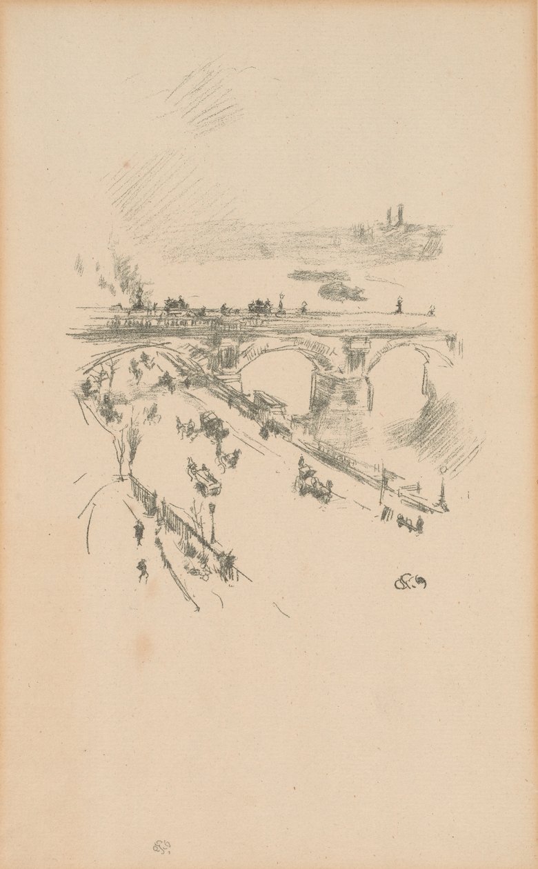 Waterloo Bridge av James Abbott McNeill Whistler