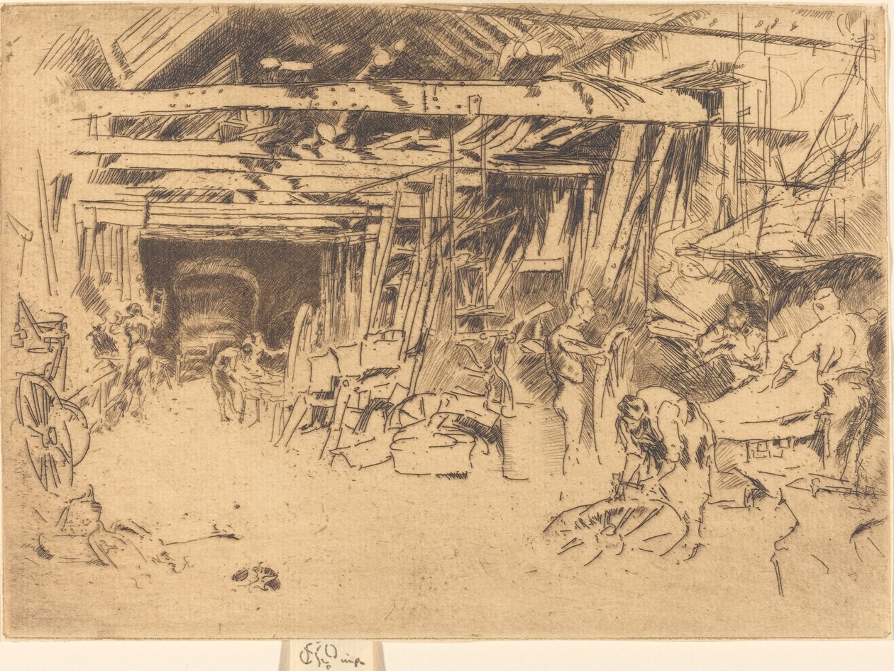 Wheelwright av James Abbott McNeill Whistler