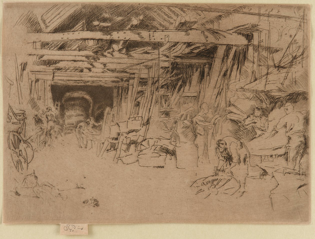 Wheelwright av James Abbott McNeill Whistler
