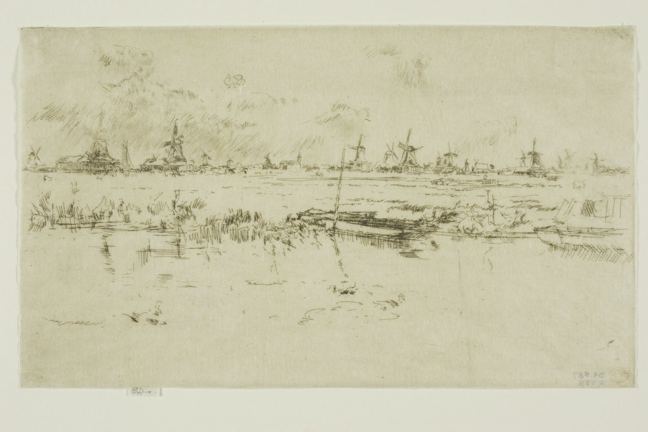 Zaandam av James Abbott McNeill Whistler