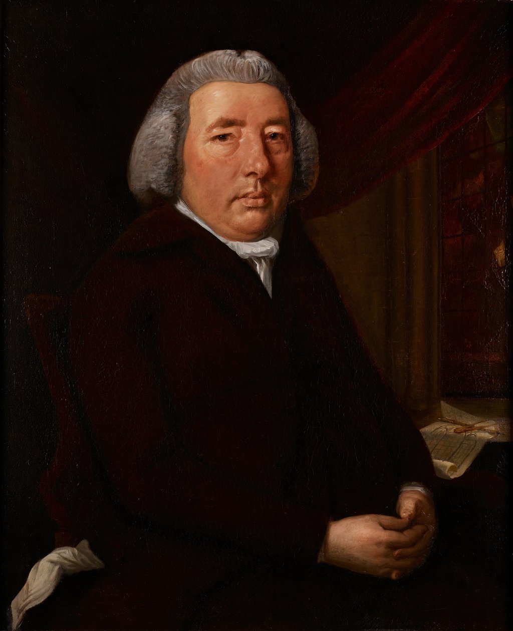 Porträtt av Francis Eginton 1737-1805, 1796. av James Millar
